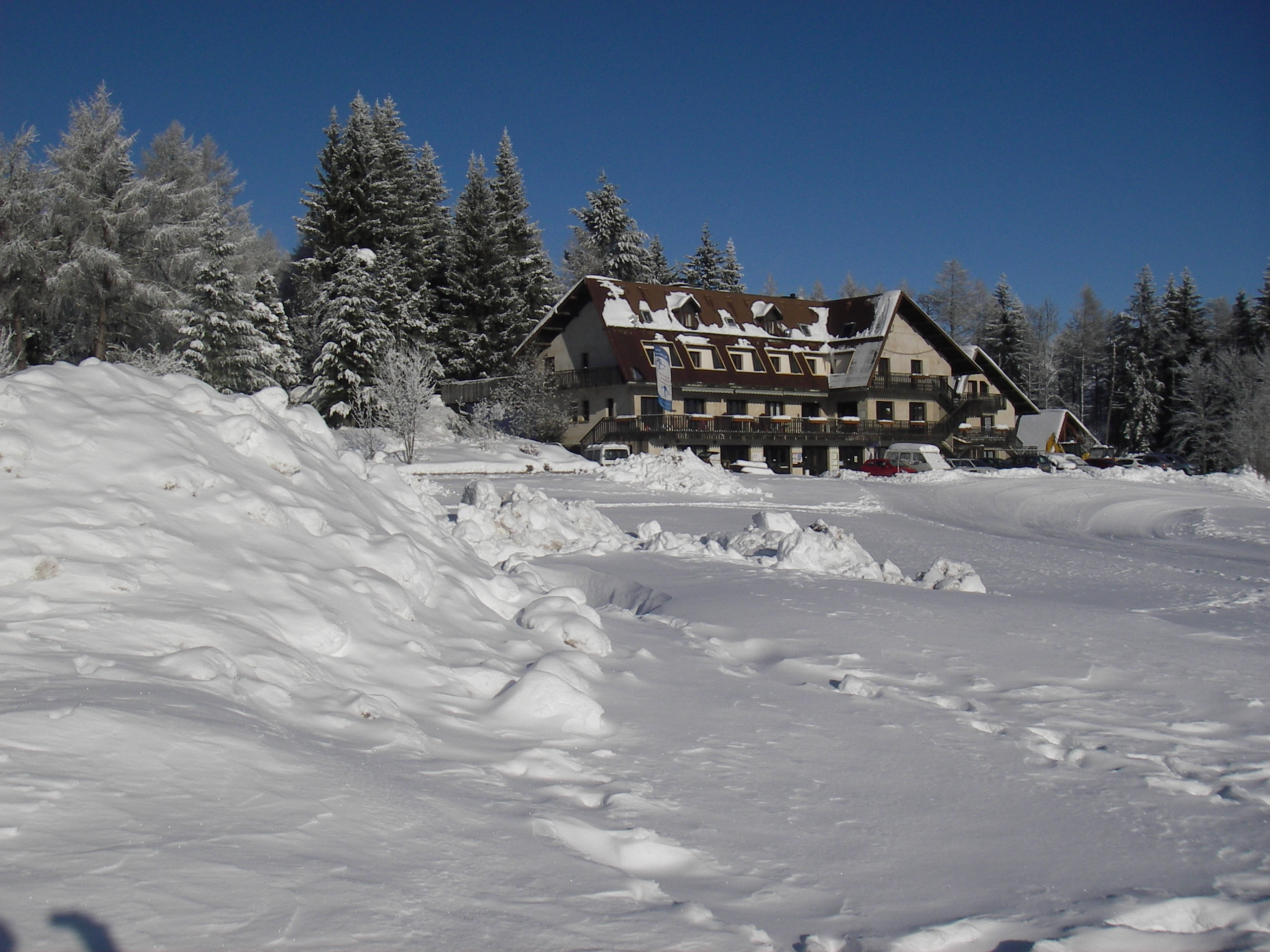 Vue du Centre en hiver