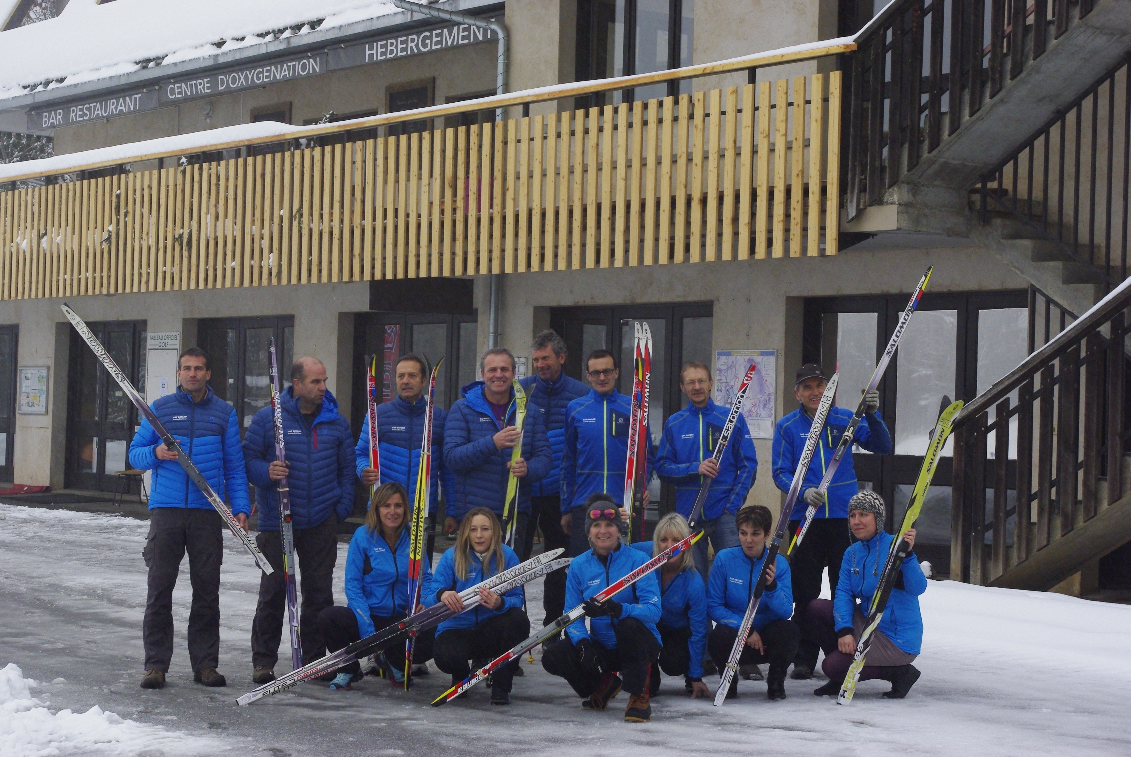 Une partie de l'équipe de la Station Une partie de l'équipe de la Station