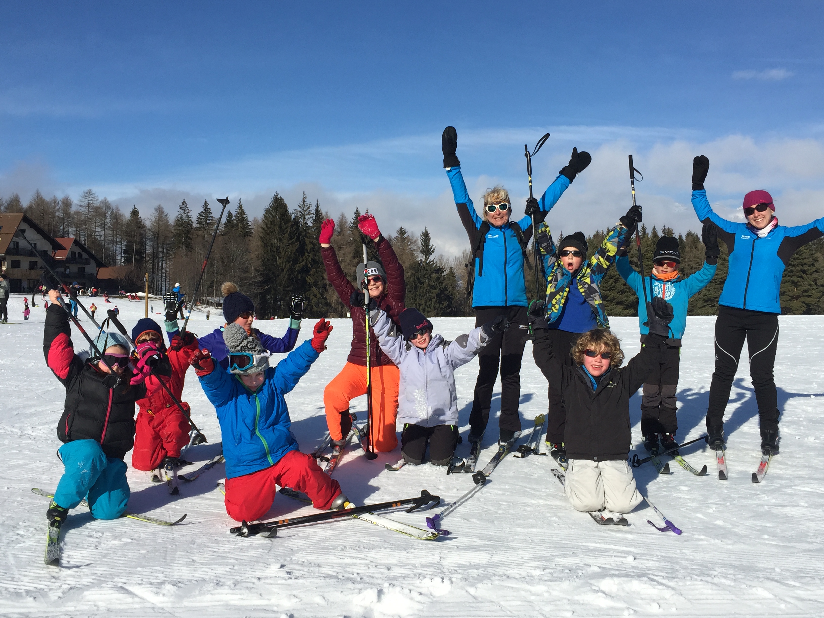 cocktail nordic stage enfant durant les vacances hiver