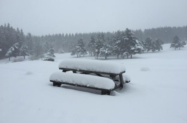 50 cm de neige fraiche le 7 mars au Centre d'Oxygénation 