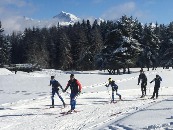 ambiance course sur le stade 