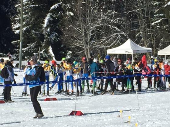 ambiance course sur le stade 